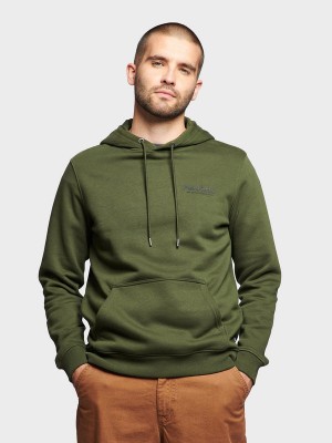 Penfield Hudson Script Hoodie Herren Dunkelgrün | P-0481325