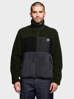 Penfield P Bear Borg Fleecejacke Herren Grau | P-3501268