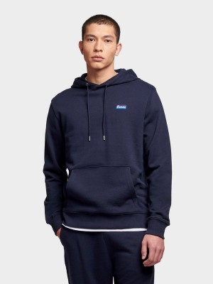 Penfield Relaxed Fit Original Logo Hoodie Herren Blau | P-3570926