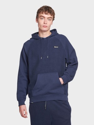 Penfield Reverse Loopback Hoodie Herren Navy Blau | P-8265031