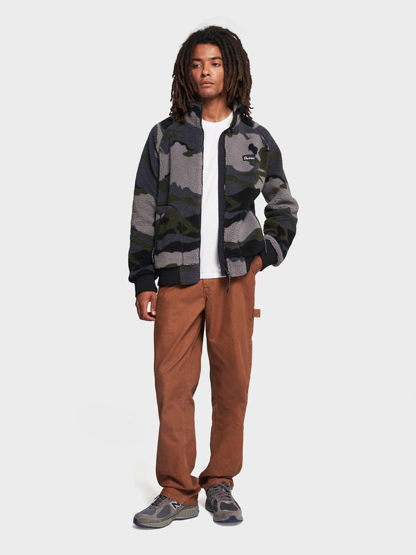 Penfield Abstract Mountain Borg Fleecejacke Herren Blau | P-8241673