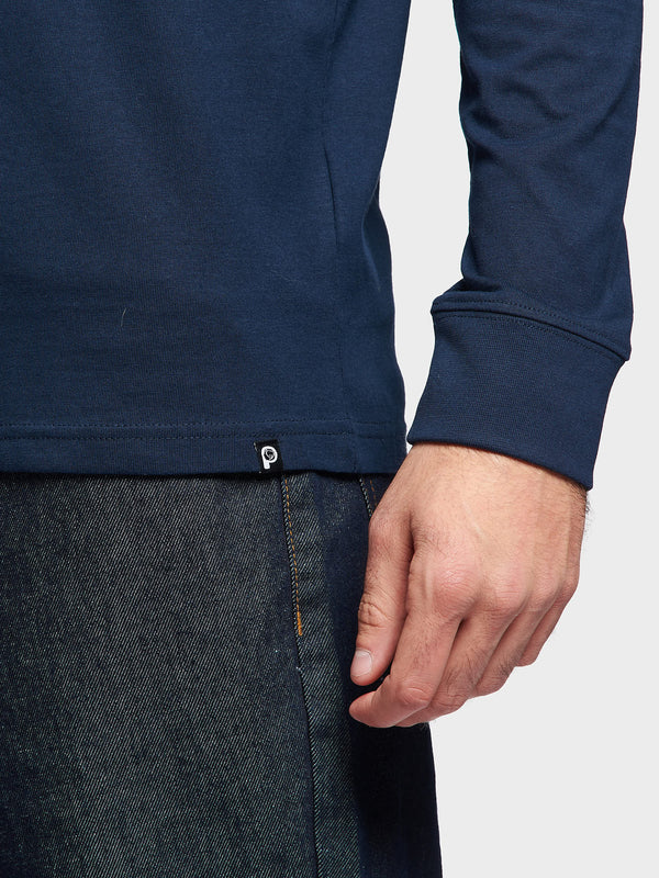 Penfield Arc Mountain Long Sleeve T-shirts Herren Navy Blau | P-2418736