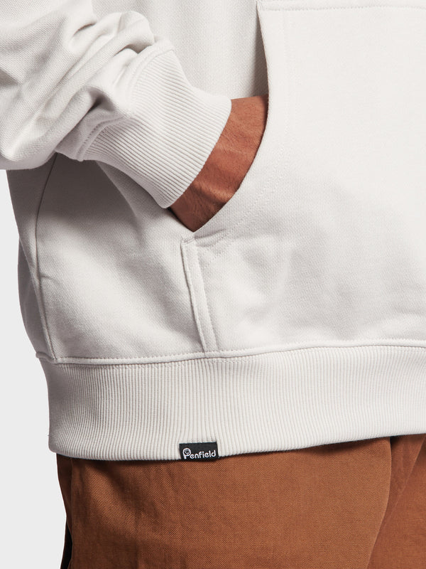 Penfield Badge Hoodie Herren Weiß | P-1285460