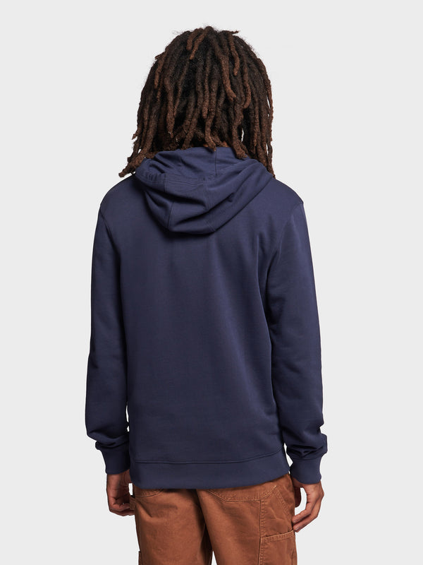 Penfield Badge Zip Hoodie Herren Navy Blau | P-5087326