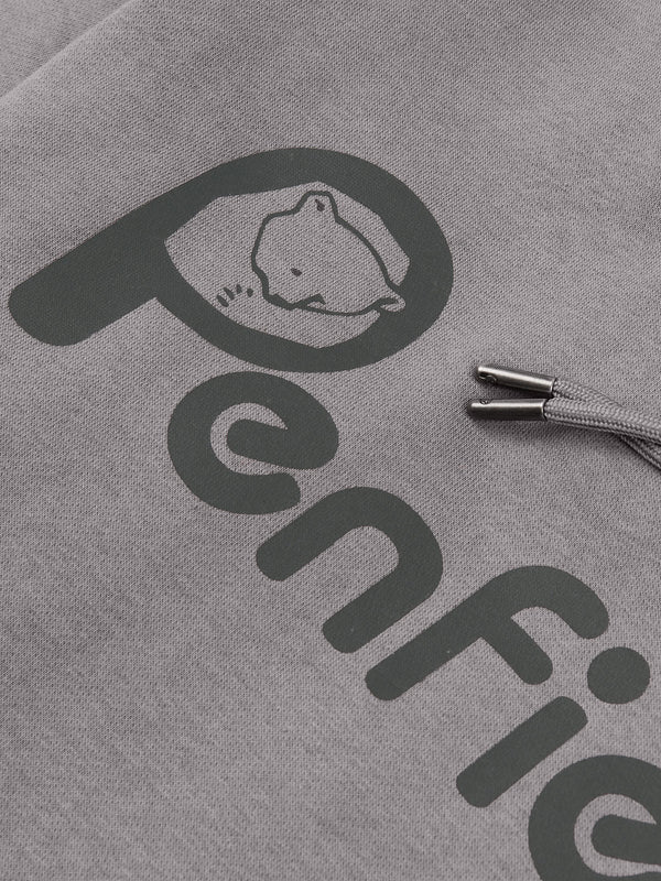 Penfield Bear Chest Print Hoodie Herren Grau | P-7412508