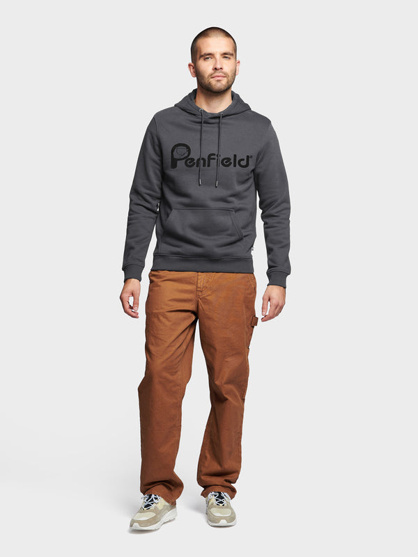 Penfield Bear Chest Print Hoodie Herren Blau | P-3025947