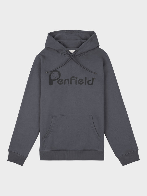 Penfield Bear Chest Print Hoodie Herren Blau | P-3025947