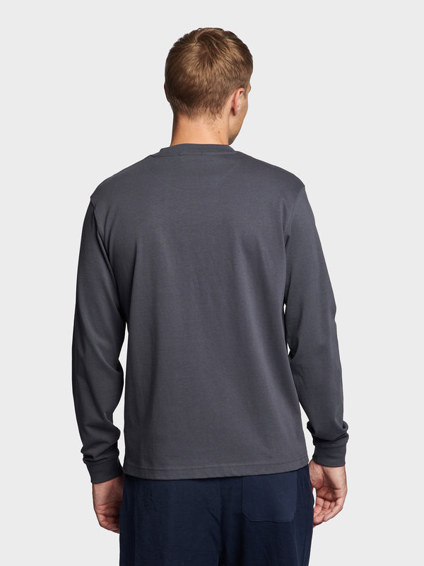 Penfield Chest Pocket Long Sleeve T-shirts Herren Blau | P-4078192