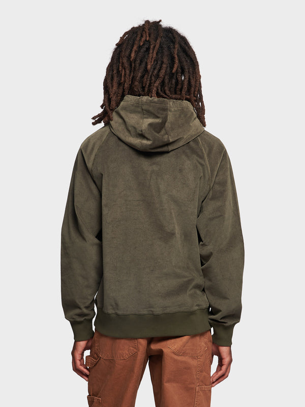 Penfield Corduroy Hoodie Herren Dunkelgrün | P-9857432