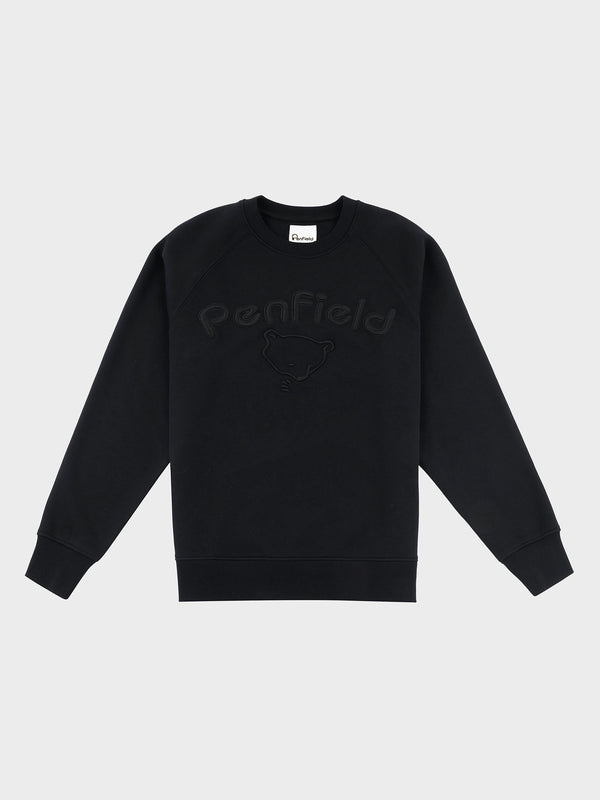 Penfield Embroidered Pullover Herren Schwarz | P-4326105
