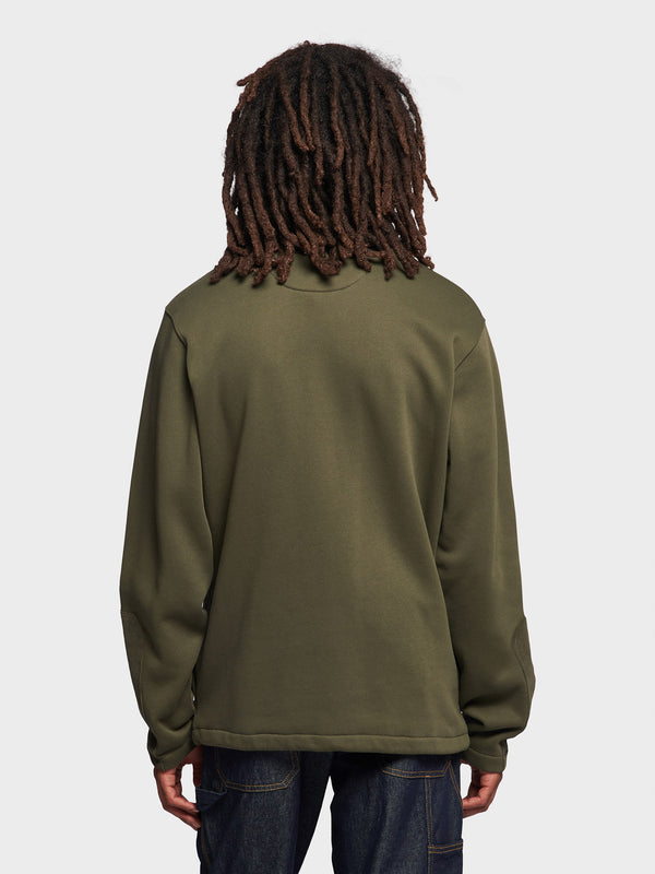 Penfield Funnel Neck Pullover Herren Dunkelgrün | P-9728354