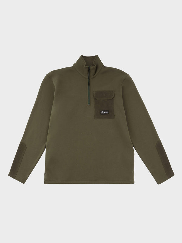 Penfield Funnel Neck Pullover Herren Dunkelgrün | P-9728354