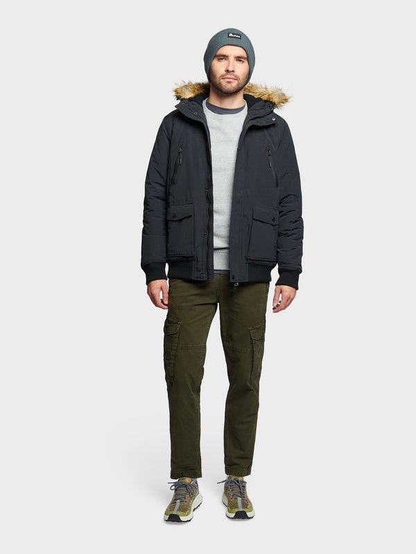 Penfield Hudson Script Arctic Bomberjacke Herren Schwarz | P-2136408