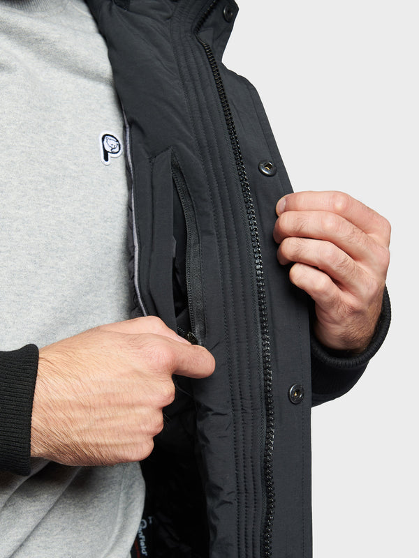 Penfield Hudson Script Arctic Bomberjacke Herren Schwarz | P-2136408