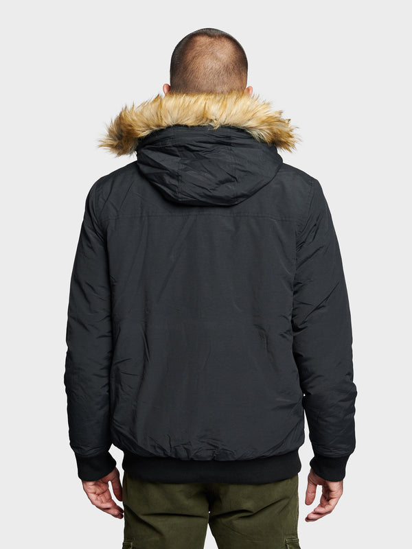 Penfield Hudson Script Arctic Bomberjacke Herren Schwarz | P-6345178