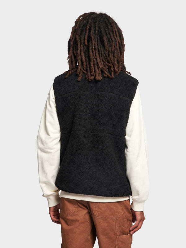 Penfield Hudson Script Borg Weste Herren Schwarz | P-9537418