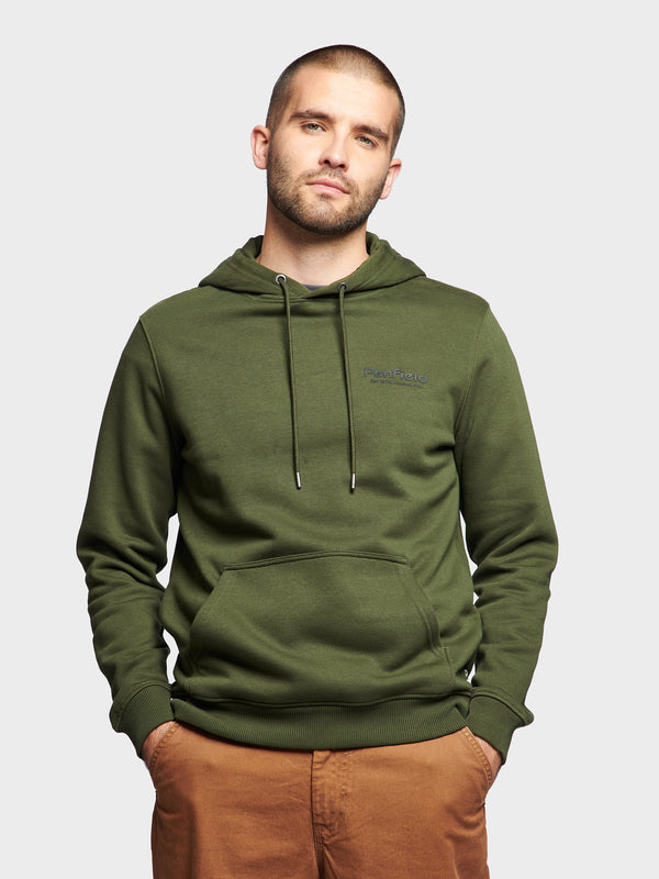 Penfield Hudson Script Hoodie Herren Dunkelgrün | P-0481325