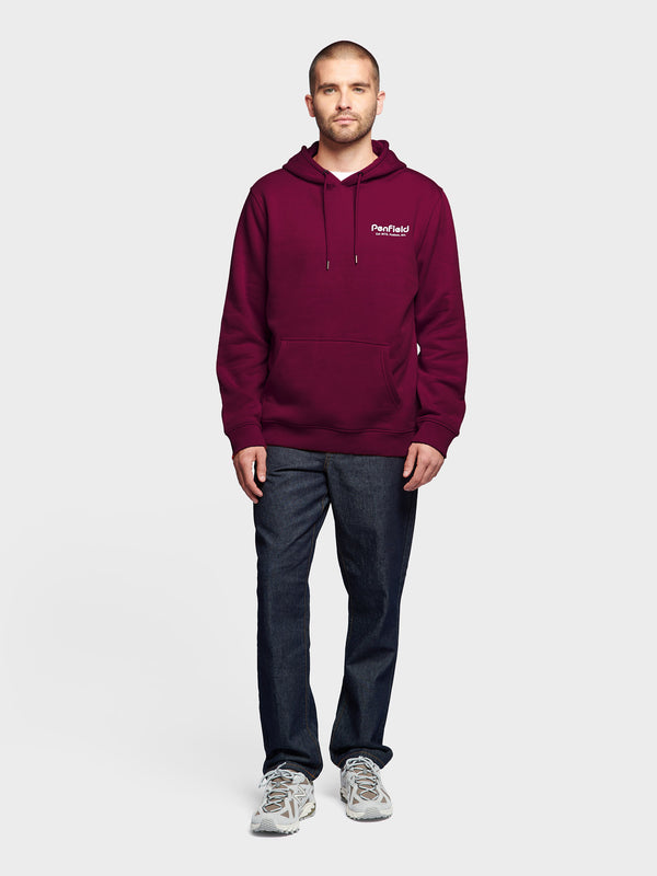 Penfield Hudson Script Hoodie Herren Fuchsie | P-5169247