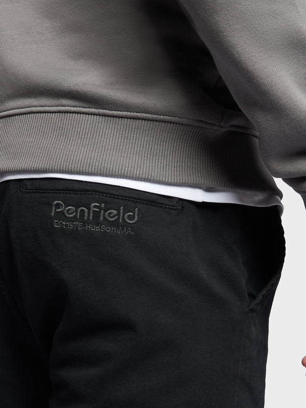 Penfield Hudson Script Hose Herren Schwarz | P-8603452