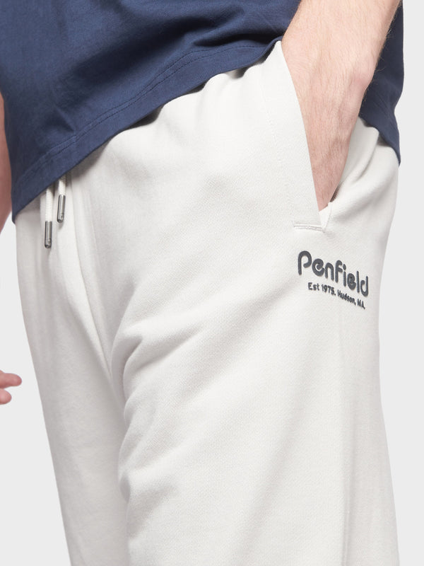 Penfield Hudson Script Jogginghose Herren Weiß | P-4978210
