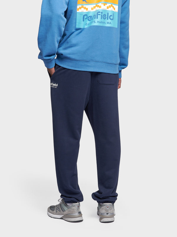 Penfield Hudson Script Jogginghose Herren Navy Blau | P-3078542