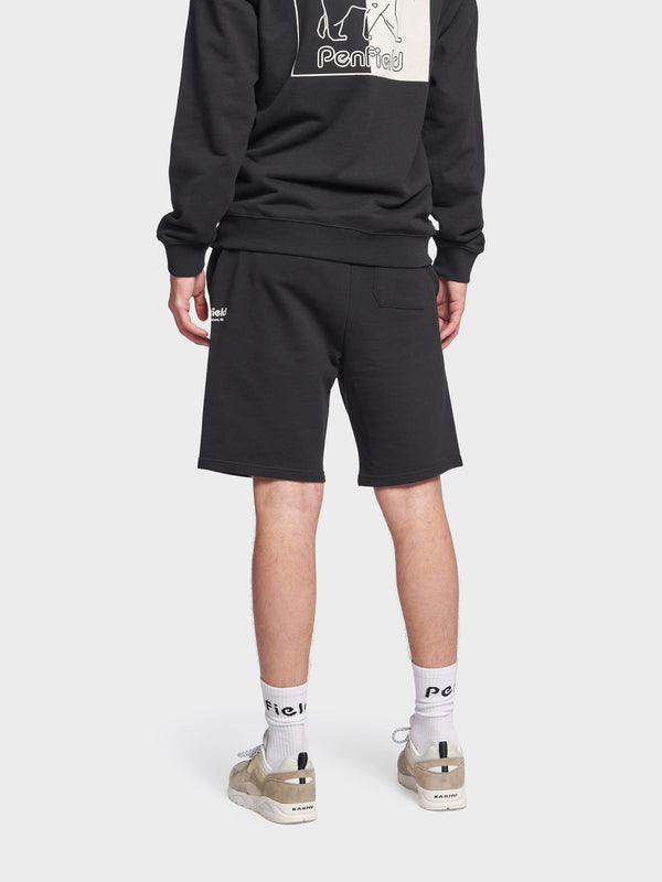 Penfield Hudson Script Kurze Hose Herren Schwarz | P-8249073