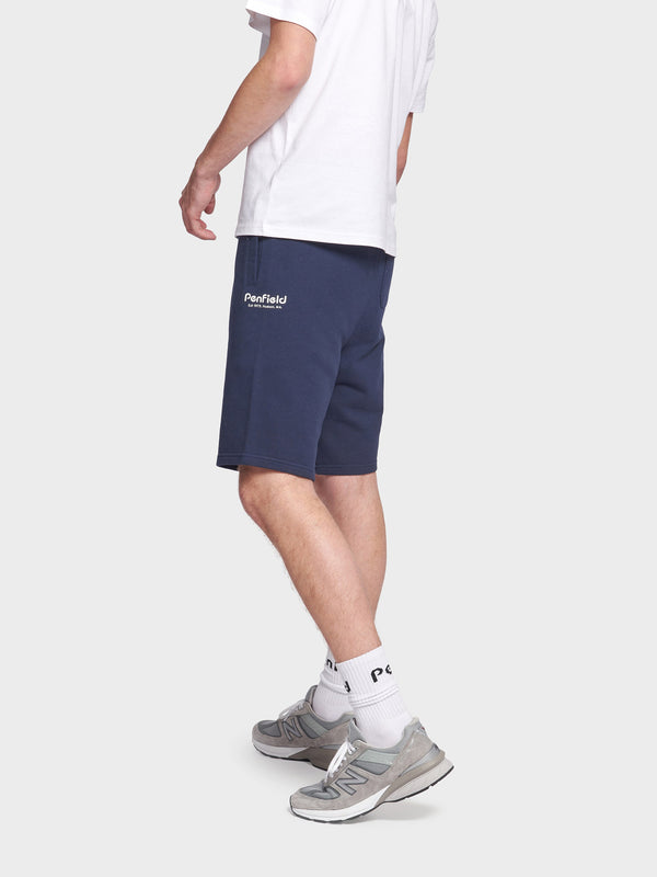 Penfield Hudson Script Kurze Hose Herren Navy Blau | P-8064153