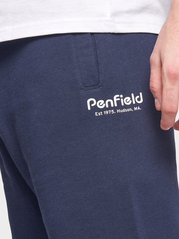 Penfield Hudson Script Kurze Hose Herren Navy Blau | P-8064153
