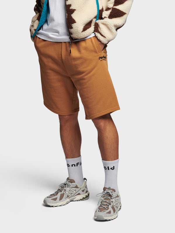 Penfield Hudson Script Kurze Hose Herren Dunkelgelb | P-9075264