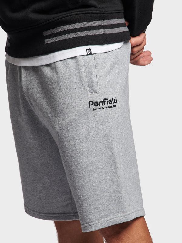 Penfield Hudson Script Kurze Hose Herren Grau | P-8504612