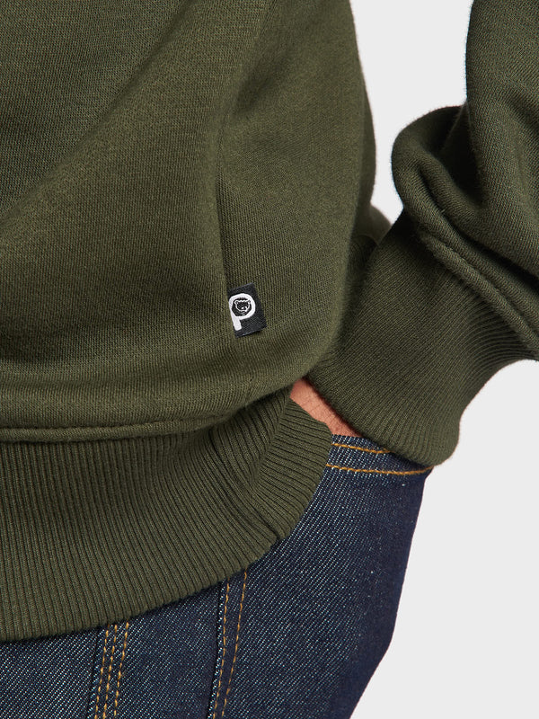 Penfield Hudson Script Pullover Herren Dunkelgrün | P-0283547