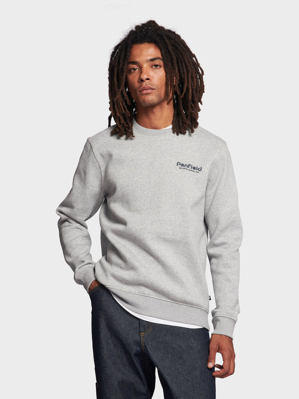 Penfield Hudson Script Pullover Herren Grau | P-2150498