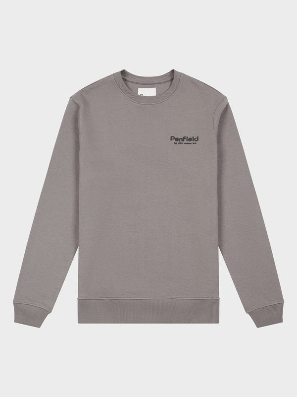 Penfield Hudson Script Pullover Herren Grau | P-2480195