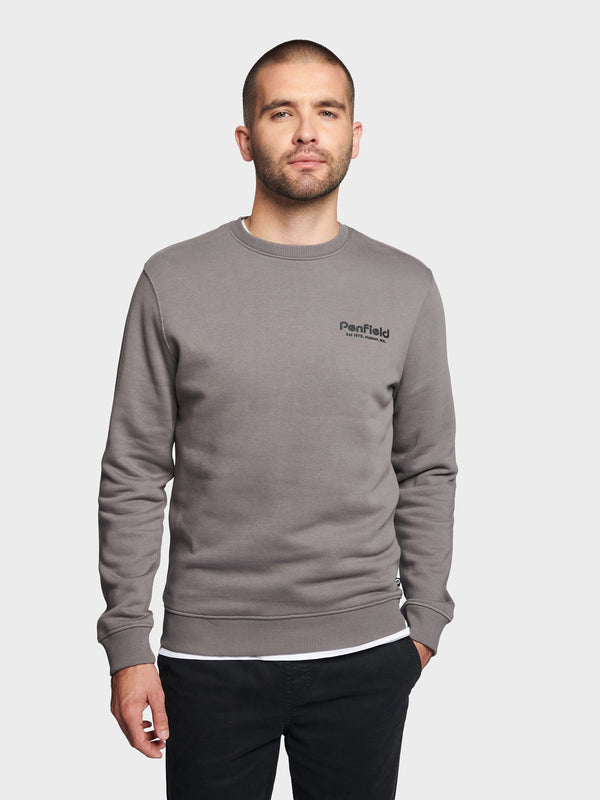 Penfield Hudson Script Pullover Herren Grau | P-2480195