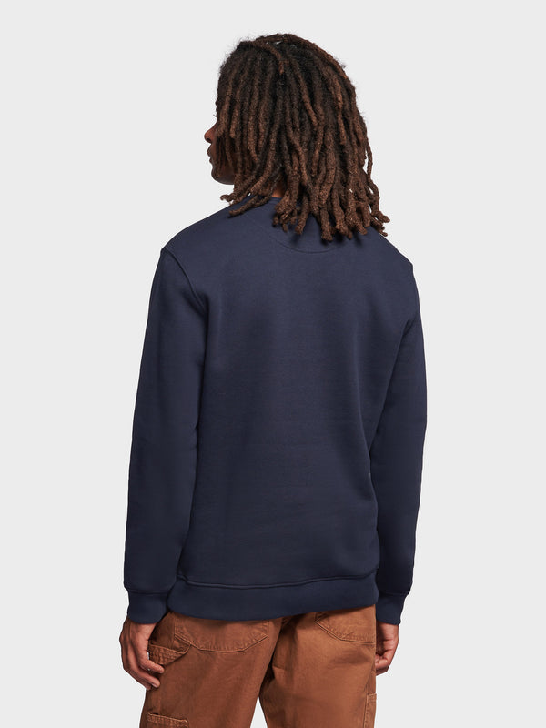 Penfield Hudson Script Pullover Herren Navy Blau | P-2847106