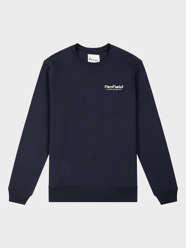 Penfield Hudson Script Pullover Herren Navy Blau | P-2847106