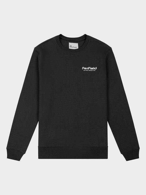 Penfield Hudson Script Pullover Herren Schwarz | P-4726019