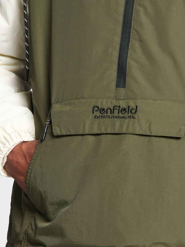 Penfield Hudson Script Windjacke Herren Dunkelgrün | P-7013826