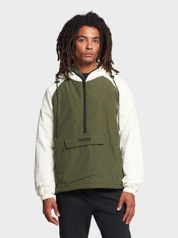 Penfield Hudson Script Windjacke Herren Dunkelgrün | P-7013826