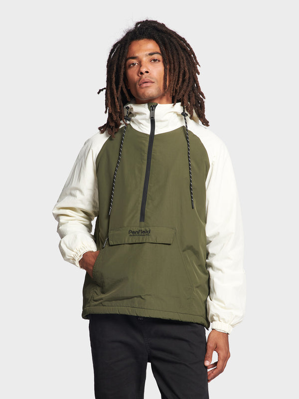 Penfield Hudson Script Windjacke Herren Dunkelgrün | P-7013826