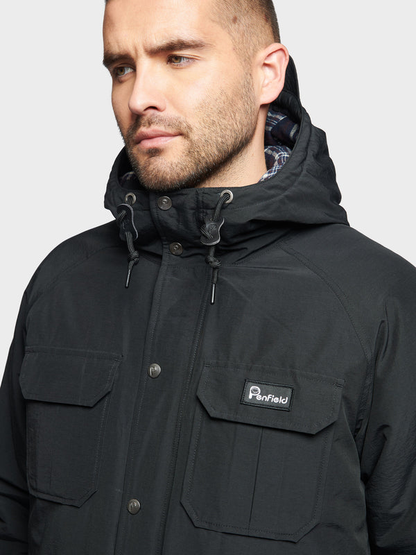 Penfield Kasson Parka Jacken Herren Schwarz | P-8592173