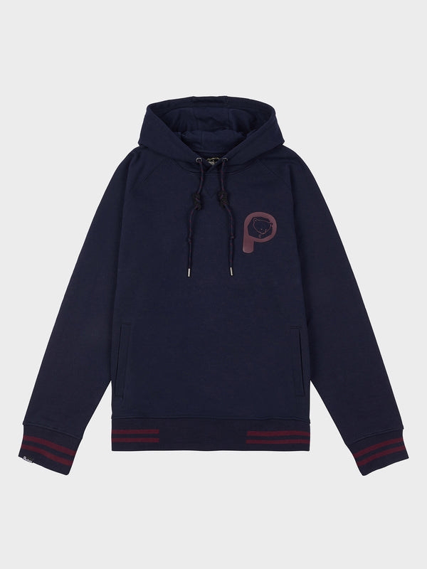 Penfield Large P Bear Chest Print Hoodie Herren Navy Blau | P-9453710