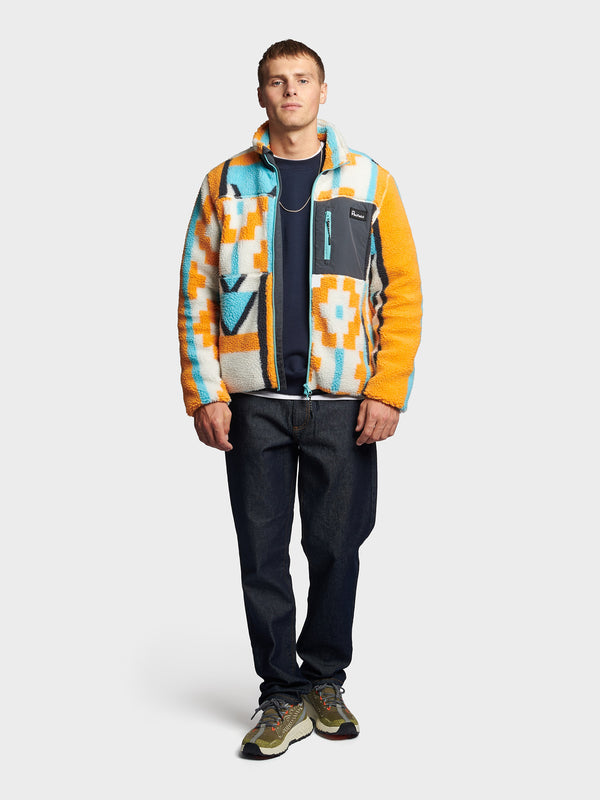 Penfield Mattawa Geo Print Borg Fleecejacke Herren Mehrfarbig | P-9285064