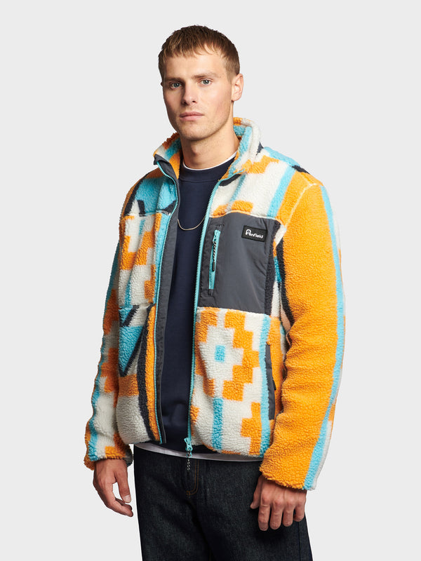 Penfield Mattawa Geo Print Borg Fleecejacke Herren Mehrfarbig | P-9285064