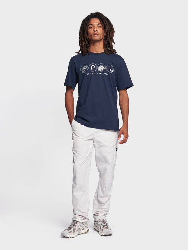 Penfield Multi Symbols T-shirts Herren Navy Blau | P-5640392