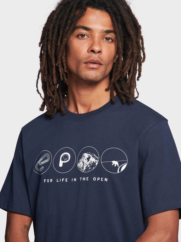 Penfield Multi Symbols T-shirts Herren Navy Blau | P-5640392