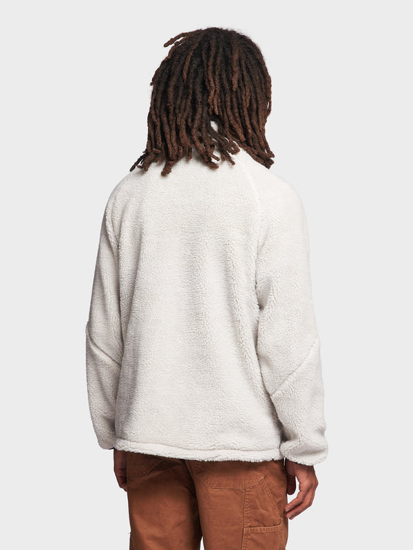 Penfield P Bear Angled Pocket Borg Fleecejacke Herren Silber | P-3652497
