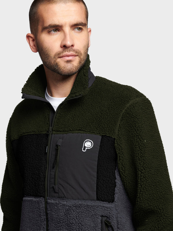 Penfield P Bear Borg Fleecejacke Herren Grau | P-3501268