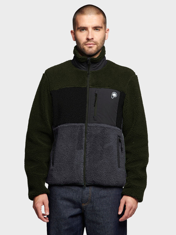 Penfield P Bear Borg Fleecejacke Herren Grau | P-3501268