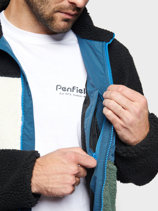 Penfield P Bear Borg Fleecejacke Herren Mehrfarbig | P-4092618